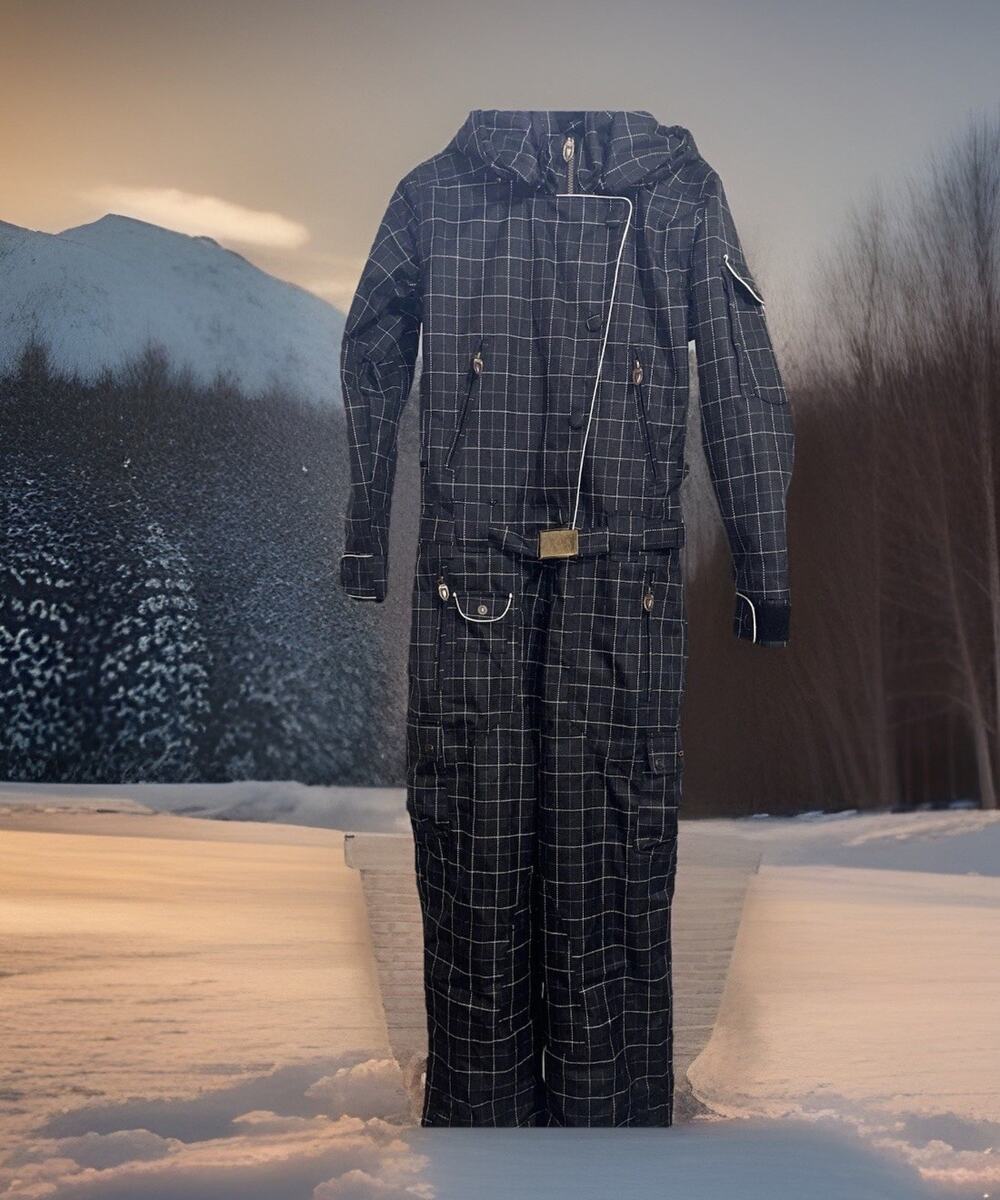 Obermeyer SUIT NWT Luxury Flattering Rebel Plaid Ladies 8